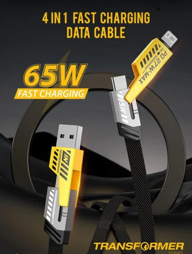 4-in-1 65W fast charging cable